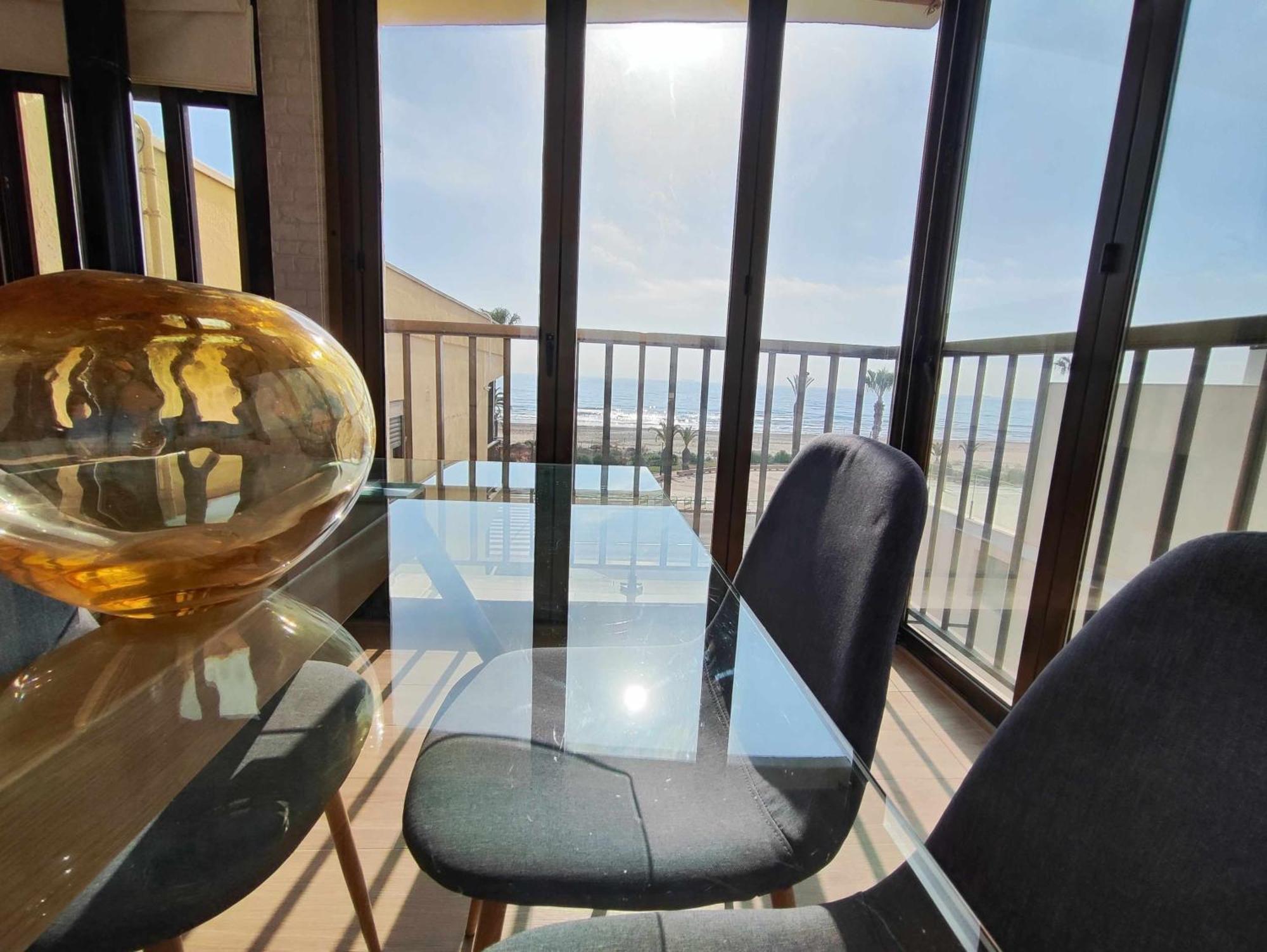 Atico Las Minvas 1ª Linea De Playa Apartment Grao de Castellon Bagian luar foto